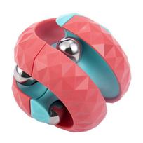 „Orbit Ball“ žaislas, „Fidget Cubes“ populiariausias besisukantis žaislas, kaip stresą mažinančios dovanos ir kūrybingi dekompresijos žaislai, dėlionės žaidimai vaikams rožinė