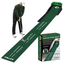 Golf Putting Practice Device Golf Training Equipment Non-Slip Indoor Outdoor Putting Mat Velvet Blanket Set Trainer Golf Gift