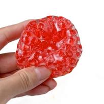 Minkšti kamuoliukai Ledo karoliukai Suspaudžiamas žaislas Super minkštas Mochi Fidget žaislai Lėtai atšokantis žaislas draugui Nerimo atsipalaidavimas Suspaudžiamas dovanų rinkinys raudona