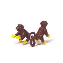 MOC Laukinių Gyvūnų Statybiniai Kaladėlių Rinkinys Beždžionė Karvė Lokys Orangutangas Leopardas Gyvatė Kupranugaris Mini „Pasidaryk Pats“ Modelis Suderinamos Kaladėlės Vaikų Žaislas T19