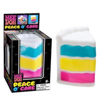 Schylling Needoh Nice Cake Sensory Fidget Cube Stress Relief Anxiety Sensory Tool for Focus ADHD & Calming Office Desk Gadget