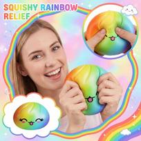 Kawaii Dumpling Stress Ball Toy with Smile Face Unique Steamer Base Squeezable Dough Ball Birthday Gift for Girl Boy Adult One Size