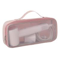 Dustproof Hair Dryer Carrying Case Travel Organizer Straightener Storage Pouch  Make Up Bag Style2 Pink