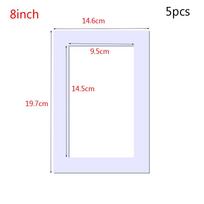 5PCS/Lot Mini Fashion Wedding Decor Picture Frames Paperboard Vintage Photo Mats 8 inch