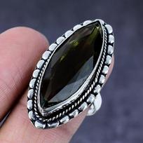 Peridot Gemstone Handmade 925 Steling Silver Gift Jewelry Ring Size 8.5 S5V17