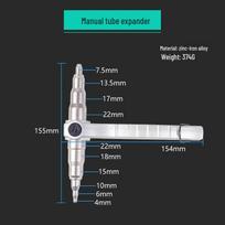 ST-22 Copper Tube Expander: Manual Tool for Air Conditioning & Refrigeration Repair white