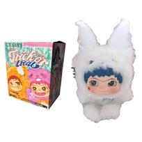 Wakuku Fox Bunny Trickor Treat Blind Box Cute Wakuku Action Figure Mystery Box Fox Bunny Anime Doll Keychain Suprise Bag Toys