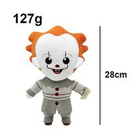 NEW 25cm IT Pennywise Horror Phunny Plush Toys Plushies Stuffed Doll Sofa Pillow Gifts for Kids Child Birthday Christmas 25cm