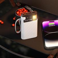 DIY Power Sources Box 8 Slot 18650 Battery Case Detachable DIY Power Sources Case LED Light USB C Quick Charging Case 1