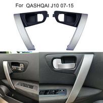 Silver Car Interior Door Handle Trim for Nissan Qashqai J1 None