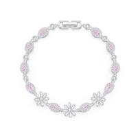 Barbie crystal bracelet [ Crystal* Explosive] Full of diamonds, pink marquise, high-end hand ornaments, sunflowers, simple TX2604008 balta