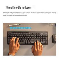 Logitech MK370 Full-Size Wireless Keyboard and Silent Mouse Combo