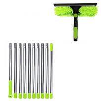 2 In 1 Washing Window Cleaning Squeegee Long Duster Window Washing Kit Window Wiper  Car Glass