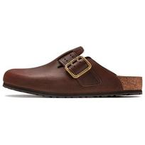 Birkenstock Boston Bold Leather Roast Brown Men Sneakers 1022589 42