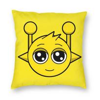 Cartoon Incredibox Sprunki Pillowcase Double-Sided Printing Fabric Cushion Cover Decorations Pillow Case Cover Home Square 45*45 Peach skin 18*18(CM)-1Pcs