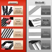 LI-NING Multi-functional Chest Expander Resistance Band