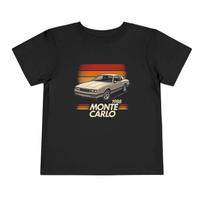 1988 Monte Carlo Toddler T-Shirt – Retro Sunset Muscle Car Graphic Tee XS