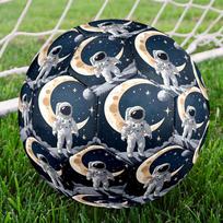 1pc Astronaut Moon Size 5 Soccer Ball - High-End Collectible Football, High-Quality, Suitable for Indoor And Outdoor Training And Competition. Q61679 Size 5