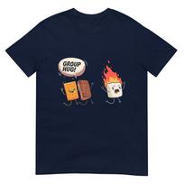 Camping Group Hug Smores Marshmallow Campfire Humor Tshirt S