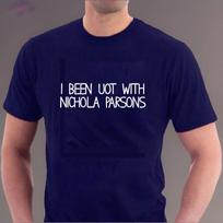 Mr Jolly Lives Next Door T-shirt NICHOLA PARSONS Nicholas Tattoo Comic Strip XL