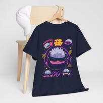 Anime Gaming Tshirt Satoro Gojo Kirby jjk Japan Tee All Sizes Gift Shirt M