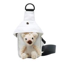 Girls bags, new bear bags, canvas breast bags, cute student messenger bags, personalized fanny packs balta