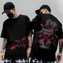 Men's Anime Jujutsu Kaisen T Shirt Toji Fushiguro summer Cotton Tee Women Short-sleeve Streetwear S