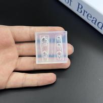 Rožės Gėlės Kaukolės Silikoninės Nagų Dažymo Formelės Pasidaryk Pats Skeleto Rankos Dizainas Skaidri Graviravimo Formelė Nagų Dažymo Dekoracijos A1