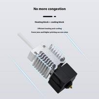 Creative Ender 3 V3 Se Hotend Nozzle Kit Efficient Heating Cooling Dissipate Heat Stainless Steel Throat 3D Printer Accessories 1set