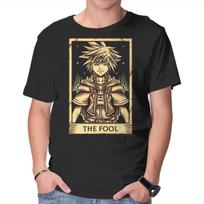 Unisex Crew Neck T-Shirt Sora Tarot Card Graphic Short Sleeve Casual Tee S