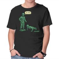 Unisex Crew Neck T-Shirt The Drill Never Ends Graphic Short Sleeve Casual Tee L