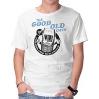 Unisex Crew Neck T-Shirt The Good Old Days Graphic Short Sleeve Casual Tee XXXL