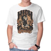 Unisex Crew Neck T-Shirt High On Catnip Graphic Short Sleeve Casual Tee XXXXL