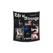 1Pc Life Is Strange Grunge Print Tapestry Polyester 2D Flat Wall Hanging For Bedroom Living Room Dorm Indie Game Decor Cool Gift 40X60cm