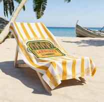 Tinned Sardines Beach Towel Striped Large Pool Towel Vintage Amalfi Coast Cotton Towel Retro Fish Nautical Lover Gift Beachy 50X100cm &1pc