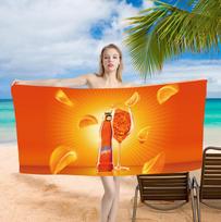Paplūdimio rankšluostis A-Aperol spausdintas vientisas Anime vonios rankšluostis 75X150cm Vonios dušo prausimosi šluostė Namų dekoras 45x90cm-18x36in