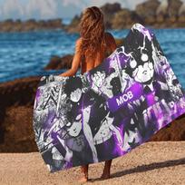 Anime Mob P-Psycho 100 Microfiber Blanket Quick Drying Beach Towels Oversized Printing Super Absorbent Pool Towel Blanket Cotton 30x30cm