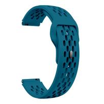 Bracelet for OnePlus Watch 2 3 2R 22mm Reverse Buckle Strap for OnePlus Watch 3 2 2R 22mm Men Women Silicone Replacement Wrist OnePlus Watch 2 3 žalsvai mėlyna