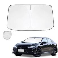 Priekinio stiklo apsauga nuo saulės Honda Civic 8-osios, 9-osios, 10-osios, 11-osios kartos. Apsauga nuo saulės, skydelis nuo saulės, sulankstomas, blokuoja UV spindulius, palaiko jūsų automobilį vėsesnį.