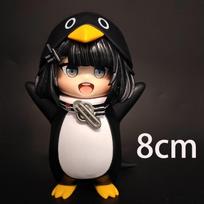 8/12cm Mažasis pingvinas Gugugaga Administratorius PVC figūrėlė Cosplay Pengmin modelis Ornamentas Modelis Stalo dekoracija Gimtadienio dovana