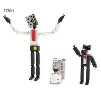 2023 Skibidi Toilet Man VS Monitor Building Block Camerman Titan Speakerman DIY Toy Speakerman Figurine Set For Kids Gift