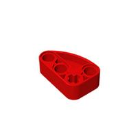 Rainbow Pig MOC Particle 71708 High-Tech Liftarm Modified L-Shape Quarter Ellipse Thick 2 x 3 Building Block Parts DIY Brick Toy raudona