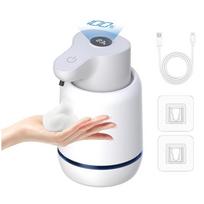 A84E-Automatic Touchless Foaming Soap Dispenser 420Ml 4 Level Adjustable Rechargeable Electric Wall Mounted For Kitchen balta