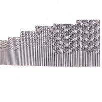 60/120Pcs High Carbon Steel Drill Bits Set 1-3.5mm Spiral Groove Round Shank For Metal Wood Drilling Durable Woodwork