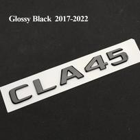 3D ABS For Mercedes-Benz CLA45 AMG W117 C117 Emblem Logo Chrome Car Rear Trunk Letters Badge Stickers Auto Accessories white