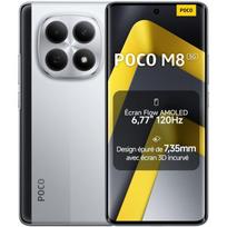 Refurbished - Smartphone Xiaomi POCO M8 5G 12Go Ram 512Go Argent 6.77 pouces 120Hz
