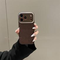 Niche Ins Dark Brown Moon Pit Pattern Star Hand Rope Apple 16promax Mobile Phone Case IPhone14/13 Anti-drop 15 iPhone 11
