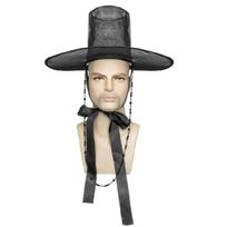 Boys Same Styles Korean Hat Adjustable Chest Strap Top Hat for Music Festival Outing Cultural Dance Event Wear 1 juoda