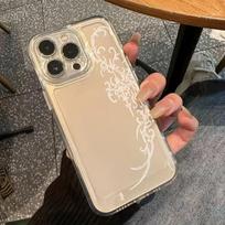 Phone Case For Xiaomi Redmi Note 15 15C 14 13 12 12C 11 10 10C 13C 10s A1 A2 A3 Pro Plus 5G soft TPU Cover Stylish white floral Redmi Note 13 5G