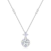 Barbie necklace [* Explosion Limited Edition] Ice-cut flower water drop pendant, full of diamonds and sparkling to show Y-Ba2604075 ruda